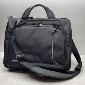 EUC Brenthaven ProStyle II-XF Laptop Bag/Briefcase, Black, Strap, 16"L x 13"T
